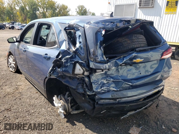 2024 Chevrolet Equinox LT with VIN 3GNAXUEG8RL364851, listed as a Copart auction lot 71069054 with Not Provided miles and Salvage Title. Bid and sale history available at DreamBid. Image 2.