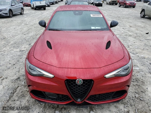 2022 Alfa Romeo Giulia Quadrifoglio with VIN ZARFAMEV2N7660872, listed as a Copart auction lot 56855623 with 14,720 mi miles. Bid and sale history available at carsss.com. Image 5.