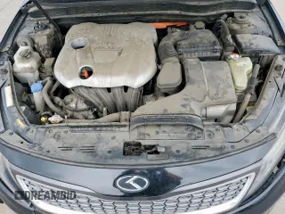 2015 Kia Optima EX with VIN KNAGN4AD0F5090350, listed as a Copart auction lot 57577595 with 109,345 mi miles and Salvage title. Bid and sale history available at DreamBid. Image 11.