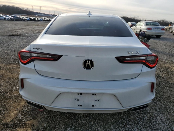 2021 Acura TLX with VIN 19UUB5F34MA013166, listed as a Copart auction lot 48338155 with 17,668 mi miles and Clean Title. Bid and sale history available at carsss.com. Image 6.