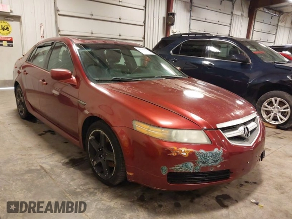 2004 Acura TL with VIN 19UUA66234A035420, listed as a IAAI auction lot 41737678 with 194,912 mi miles. Bid and sale history available at carsss.com. Image 1.