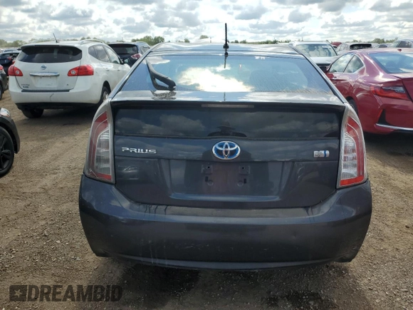 2014 Toyota Prius Four with VIN JTDKN3DU5E0378900, listed as a Copart auction lot 65434575 with Not provided miles and Clean title. Bid and sale history available at DreamBid. Image 6.