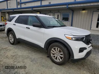 2021 Ford Explorer with VIN 1FMSK8BH6MGA24543, listed as a Copart auction lot 85352104 with 91,118 mi miles and Salvage Title. Bid and sale history available at carsss.com. Image 4.