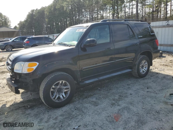 2004 Toyota Sequoia Limited with VIN 5TDBT48A84S229789, listed as a Copart auction lot 49262395 with 255,195 mi miles and Salvage Title. Bid and sale history available at carsss.com. Image 1.