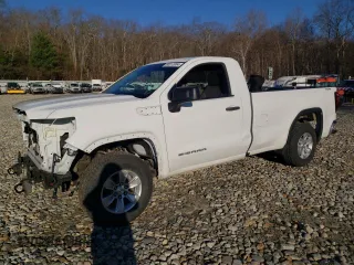 2022 GMC Sierra 1500 Limited Pro with VIN 3GTN9AEK0NG215196, listed as a Copart auction lot 80312004 with 28,584 mi miles and Salvage Title. Bid and sale history available at carsss.com. Image 1.
