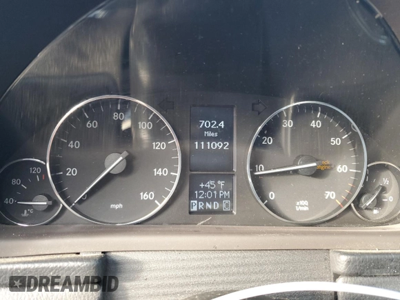 2006 Mercedes-Benz C 230 Sport with VIN WDBRF52H56F824568, listed as a Copart auction lot 87855665 with 111,092 mi miles and Salvage Title. Bid and sale history available at carsss.com. Image 9.