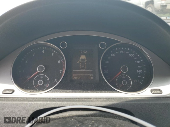 2012 Volkswagen CC Sport with VIN WVWMN7AN4CE503916, listed as a Copart auction lot 68886954 with 59,151 mi miles and Non Repairable. Bid and sale history available at DreamBid. Image 9.