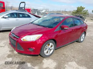 2014 Ford Focus SE with VIN 1FADP3F27EL403007, listed as a IAAI auction lot 41893547 with 95,864 mi miles. Bid and sale history available at carsss.com. Image 2.