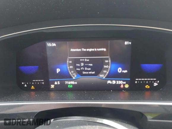 2022 Volkswagen Tiguan SE R-Line Black с VIN 3VVCB7AX1NM065960, выставлен на аукционе IAAI как лот 42149626 с пробегом 71 698 миль миль и . История ставок и продаж доступна на DreamBid. Изображение 7.