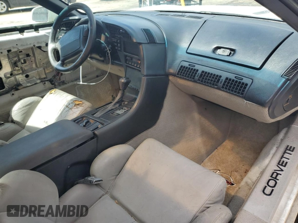 1993 Chevrolet Corvette z VIN 1G1YY23P1P5107306, wystawiony jako Copart lot #56667735 z przebiegiem Nie podano mil oraz Czysty tytuł • Clean title. Historia ofert i sprzedaży dostępna na DreamBid. Obrazek 8.