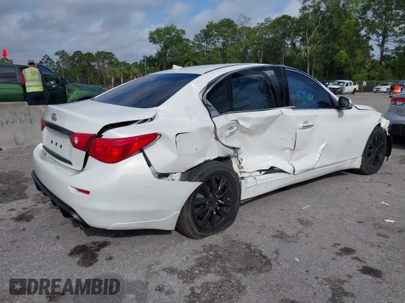 2015 Infiniti Q50 Premium z VIN JN1BV7AR5FM415612, wystawiony jako IAAI lot #41726943 z przebiegiem 120 534 mil mil oraz . Historia ofert i sprzedaży dostępna na DreamBid. Obrazek 6.