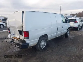 2008 Ford Econoline Cargo Commercial with VIN 1FTNE14W48DB61435, listed as a IAAI auction lot 40964343 with 223,969 mi miles and . Bid and sale history available at DreamBid. Image 4.