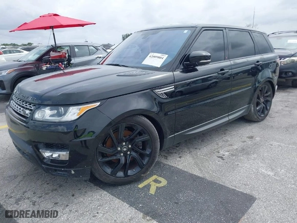 2016 Land Rover Range Rover Sport V6 Diesel HSE with VIN SALWR2KF4GA655188, listed as a IAAI auction lot 42009804 with 1 mi miles. Bid and sale history available at carsss.com. Image 2.