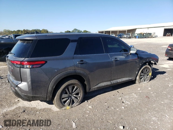2024 Nissan Pathfinder S with VIN 5N1DR3AC7RC249839, listed as a Copart auction lot 75864704 with 2,159 mi miles and Salvage title. Bid and sale history available at DreamBid. Image 3.