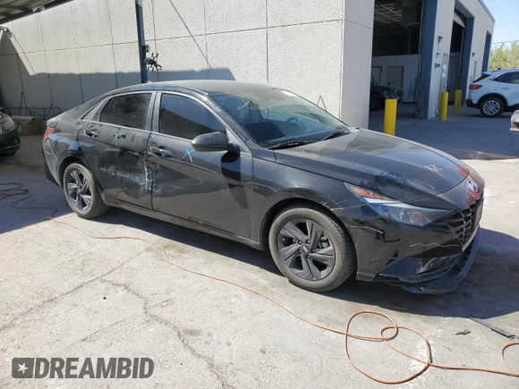 2023 Hyundai Elantra SEL with VIN 5NPLM4AG1PH113473, listed as a Copart auction lot 53543265 with 33,655 mi miles and Salvage title. Bid and sale history available at DreamBid. Image 4.