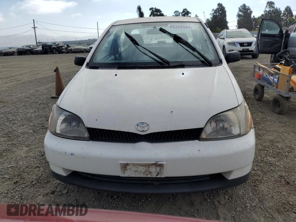 2002 Toyota ECHO with VIN JTDAT123720247382, listed as a Copart auction lot 66388584 with 233,892 mi miles and Salvage title. Bid and sale history available at DreamBid. Image 5.