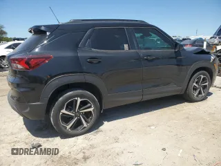 2021 Chevrolet TrailBlazer RS with VIN KL79MTSL8MB164365, listed as a Copart auction lot 52881875 with 48,142 mi miles and Salvage Title. Bid and sale history available at carsss.com. Image 3.