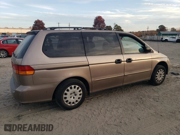 2003 Honda Odyssey LX z VIN 5FNRL18533B084504, wystawiony jako Copart lot #52674495 z przebiegiem 189 256 mil mil oraz Nie do naprawy • Non repairable. Historia ofert i sprzedaży dostępna na DreamBid. Obrazek 3.