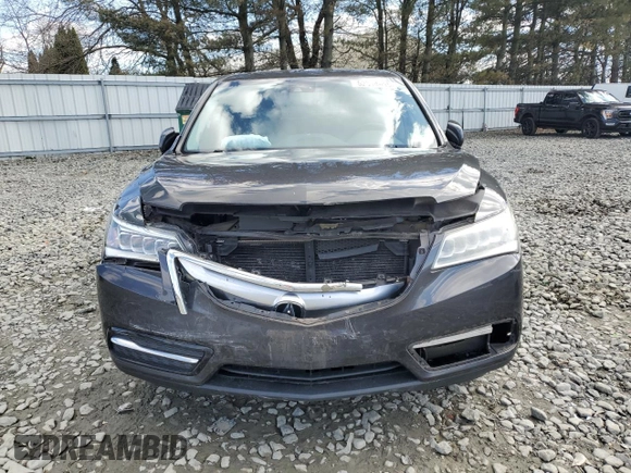 2015 Acura MDX Tech Pkg with VIN 5FRYD4H47FB008644, listed as a Copart auction lot 52514695 with 116,291 mi miles and Salvage Title. Bid and sale history available at carsss.com. Image 5.