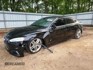 2019 Audi A5 Sportback Premium with VIN WAUANCF53KA063243, listed as a Copart auction lot 54264605 with 118,117 mi miles and Salvage title. Bid and sale history available at DreamBid. Image 1.