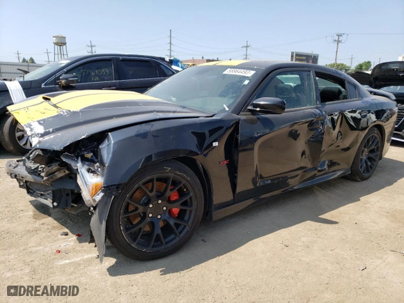 2012 Dodge Charger SRT8 with VIN 2C3CDXEJ1CH117313, listed as a Copart auction lot 74569364 with 120,344 mi miles and Salvage Title. Bid and sale history available at carsss.com. Image 1.