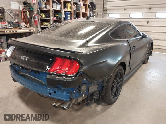 2023 Ford Mustang GT with VIN 1FA6P8CF8P5305334, listed as a IAAI auction lot 41858115 with 23,574 mi miles and . Bid and sale history available at DreamBid. Image 4.
