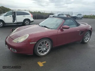 2000 Porsche Boxster S with VIN WP0CB2986YU663153, listed as a Copart auction lot 49165985 with 81,992 mi miles and Clean Title. Bid and sale history available at carsss.com. Image 1.