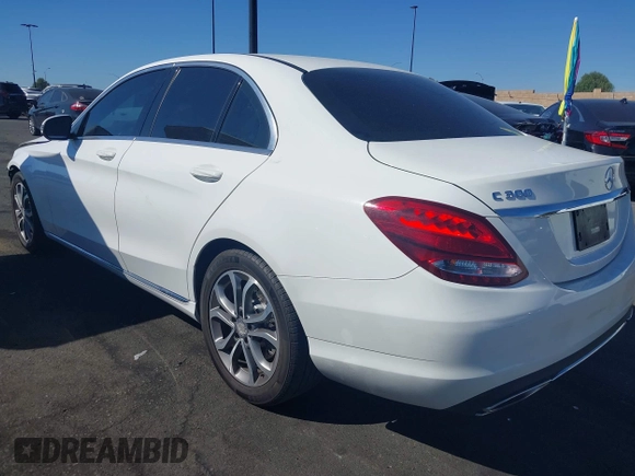 2016 Mercedes-Benz C 300 with VIN 55SWF4JB6GU102140, listed as a IAAI auction lot 41677363 with 126,379 mi miles and . Bid and sale history available at carsss.com. Image 3.