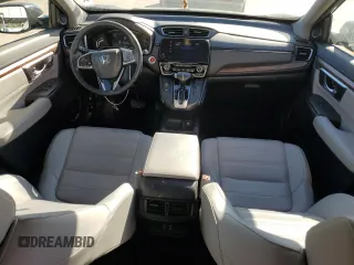 2018 Honda CR-V EX-L with VIN 5J6RW1H85JA009062, listed as a Copart auction lot 42509275 with 75,064 mi miles and Salvage Title. Bid and sale history available at carsss.com. Image 8.