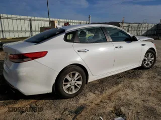 2017 Kia Optima LX with VIN 5XXGT4L38HG133070, listed as a Copart auction lot 85195614 with 128,196 mi miles and Salvage Title. Bid and sale history available at carsss.com. Image 3.
