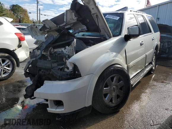 2006 Lincoln Navigator Luxury with VIN 5LMFU27546LJ15292, listed as a Copart auction lot 80434624 with 0 mi miles and Salvage Title. Bid and sale history available at carsss.com. Image 1.