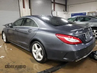2015 Mercedes-Benz CLS 400 with VIN WDDLJ6HB0FA145504, listed as a Copart auction lot 86002954 with 69,568 mi miles and Salvage title. Bid and sale history available at DreamBid. Image 2.