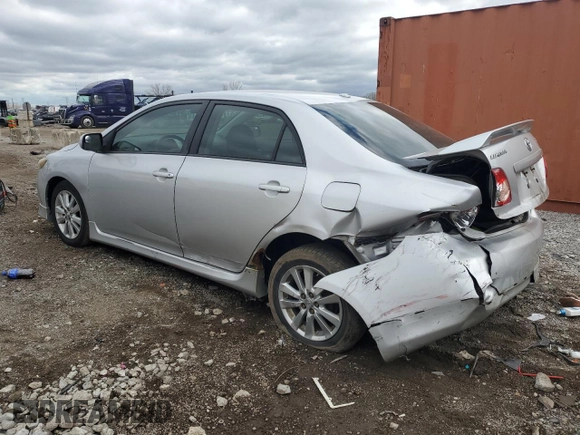 2010 Toyota Corolla with VIN 1NXBU4EE1AZ377581, listed as a Copart auction lot 52578805 with 242,776 mi miles and Salvage Title. Bid and sale history available at DreamBid. Image 2.