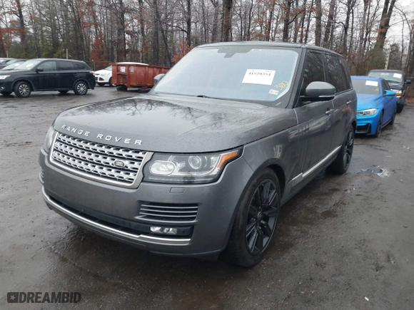 2016 Land Rover Range Rover Diesel HSE with VIN SALGS2KF8GA253070, listed as a IAAI auction lot 41520354 with 61,033 mi miles. Bid and sale history available at carsss.com. Image 17.