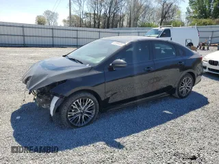 2024 Kia Forte GT-Line with VIN 3KPF54AD0RE742942, listed as a Copart auction lot 50396435 with 12,853 mi miles and Salvage Title. Bid and sale history available at carsss.com. Image 1.