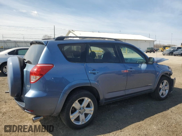 2007 Toyota RAV4 Sport with VIN JTMBD32V276037226, listed as a Copart auction lot 50389955 with 159,927 mi miles and Salvage Title. Bid and sale history available at carsss.com. Image 3.