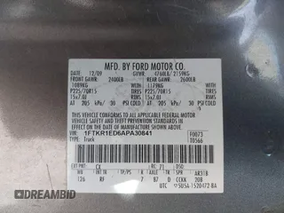 2010 Ford Ranger XL с VIN 1FTKR1ED6APA30841, выставлен на аукционе IAAI как лот 42001632 с пробегом 134 877 миль миль и . История ставок и продаж доступна на DreamBid. Изображение 9.