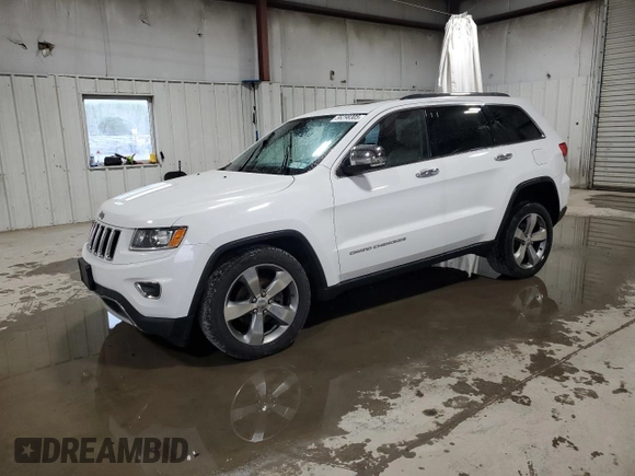 2014 Jeep Grand Cherokee Limited with VIN 1C4RJFBG1EC140601, listed as a Copart auction lot 56298305 with 131,193 mi miles and Salvage title. Bid and sale history available at DreamBid. Image 1.