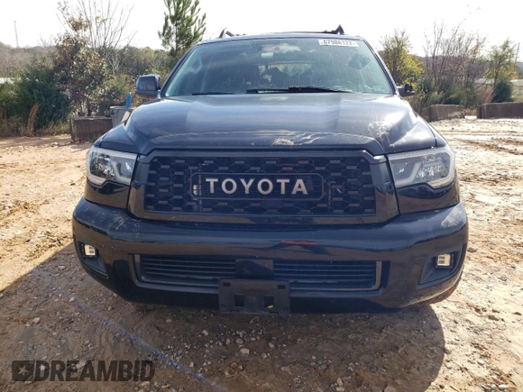 2020 Toyota Sequoia SR5 with VIN 5TDBY5G11LS175808, listed as a Copart auction lot 67986122 with 82,449 mi miles. Bid and sale history available at carsss.com. Image 5.