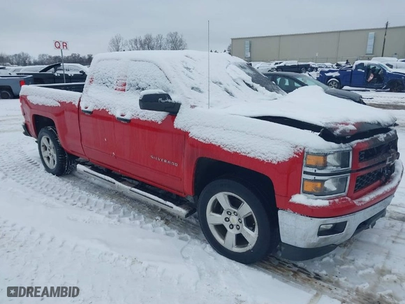 2015 Chevrolet Silverado 1500 LT with VIN 1GCVKREH6FZ284239, listed as a IAAI auction lot 41190617 with 1 mi miles. Bid and sale history available at carsss.com. Image 1.