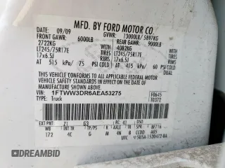 2010 Ford F-350 XL z VIN 1FTWW3DR6AEA53275, wystawiony jako Copart lot #47399635 z przebiegiem 123 437 mil mil oraz Czysty tytuł • Clean title. Historia ofert i sprzedaży dostępna na DreamBid. Obrazek 12.