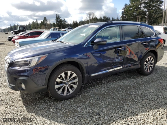 2018 Subaru Outback Touring with VIN 4S4BSATC5J3209910, listed as a Copart auction lot 49455595 with 90,539 mi miles and Salvage Title. Bid and sale history available at carsss.com. Image 1.