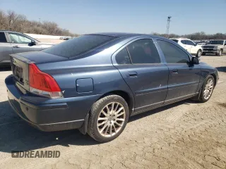 2007 Volvo S60 2.5L Turbo with VIN YV1RH592972604284, listed as a Copart auction lot 46664445 with 113,868 mi miles and Salvage Title. Bid and sale history available at carsss.com. Image 3.