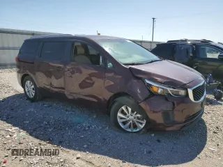2018 Kia Sedona LX with VIN KNDMB5C17J6386623, listed as a Copart auction lot 51958585 with 79,281 mi miles and Salvage Title. Bid and sale history available at DreamBid. Image 4.