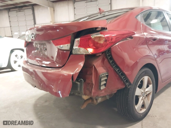 2012 Hyundai Elantra GLS with VIN KMHDH4AE2CU304144, listed as a IAAI auction lot 41215924 with 151,823 mi miles. Bid and sale history available at carsss.com. Image 6.