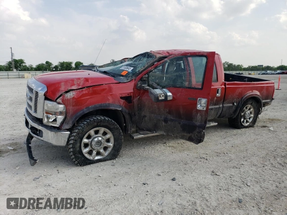 2008 Ford F-250 XL with VIN 1FTSW21R68ED58413, listed as a Copart auction lot 51538645 with 179,908 mi miles and Salvage title. Bid and sale history available at DreamBid. Image 1.