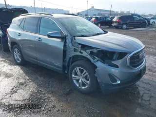 2018 GMC Terrain SLE with VIN 3GKALTEVXJL348690, listed as a IAAI auction lot 41728318 with 71,802 mi miles. Bid and sale history available at carsss.com. Image 1.