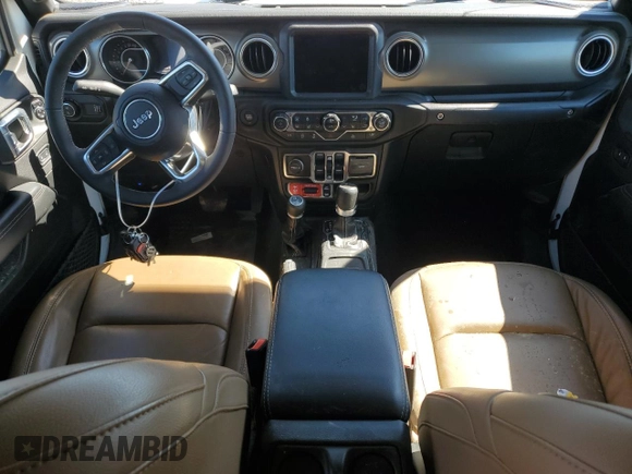 2023 Jeep Gladiator Rubicon with VIN 1C6JJTBG9PL546437, listed as a Copart auction lot 55516685 with 14,106 mi miles and Salvage title. Bid and sale history available at DreamBid. Image 8.