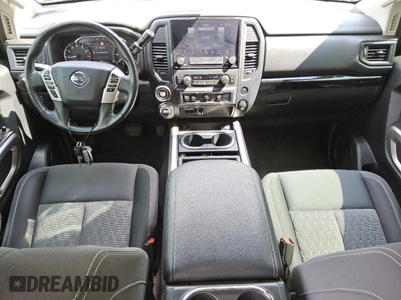 2022 Nissan Titan SV with VIN 1N6AA1ED8NN102141, listed as a Copart auction lot 56734745 with 44,379 mi miles and Clean title. Bid and sale history available at DreamBid. Image 8.