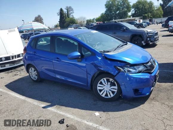 2017 Honda Fit LX with VIN 3HGGK5G55HM703210, listed as a Copart auction lot 49513765 with 25,230 mi miles and Salvage Title. Bid and sale history available at DreamBid. Image 4.